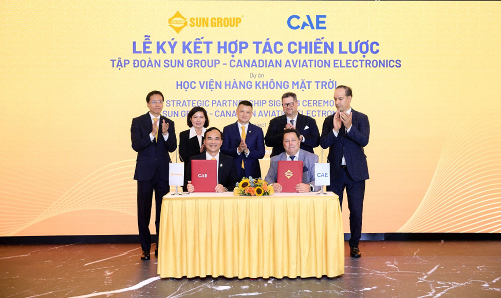 Sun Group chính thức ký hợp tác chiến lược với Canadian Aviation Electronics Ltd vào 25/8/2025  