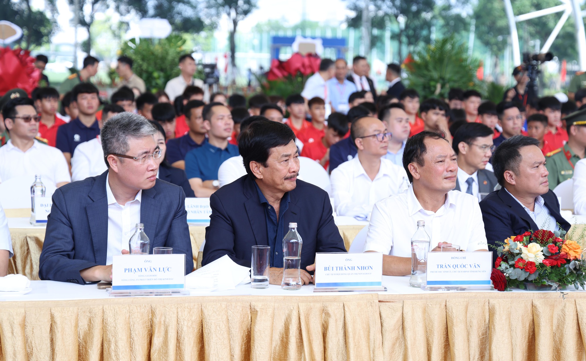 Dự buổi lễ có các doanh nghiệp đồng hành cùng thể thao Công an Nhân dân - Ảnh VGP/Đức Tuân Dự buổi lễ có các doanh nghiệp đồng hành cùng thể thao Công an Nhân dân - Ảnh VGP/Đức Tuân