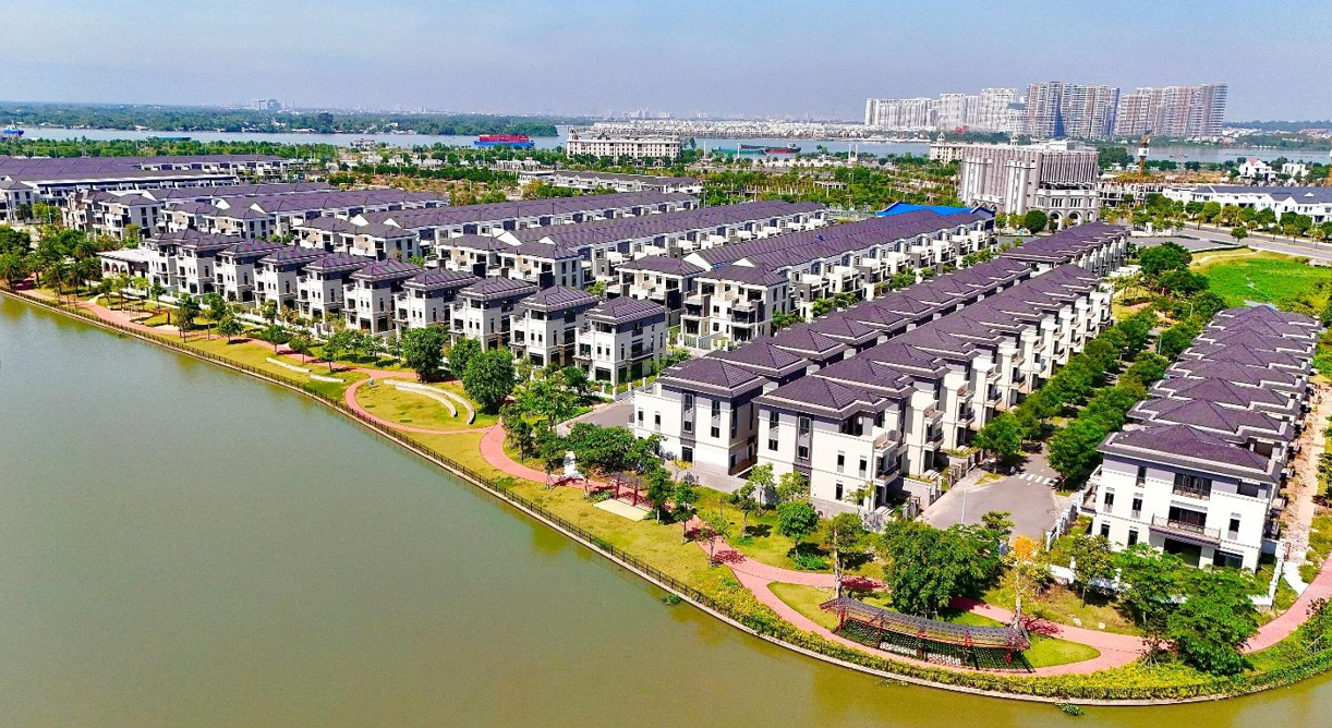 Không gian tại đô thị sinh thái ven sông Aqua City.