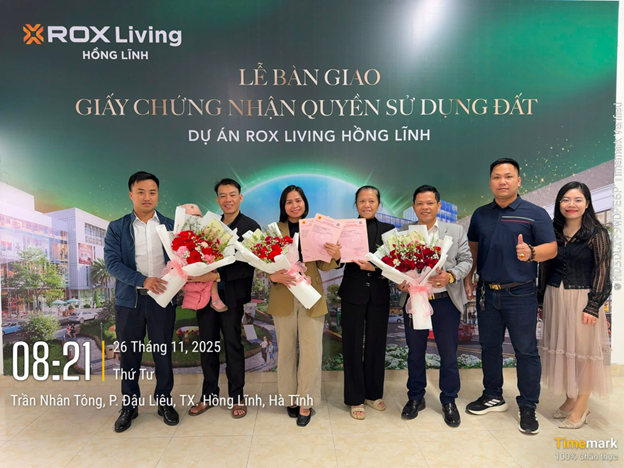 Pháp lý minh bạch, ROX Living Hồng Lĩnh 'tạo sóng' thị trường - Ảnh 1