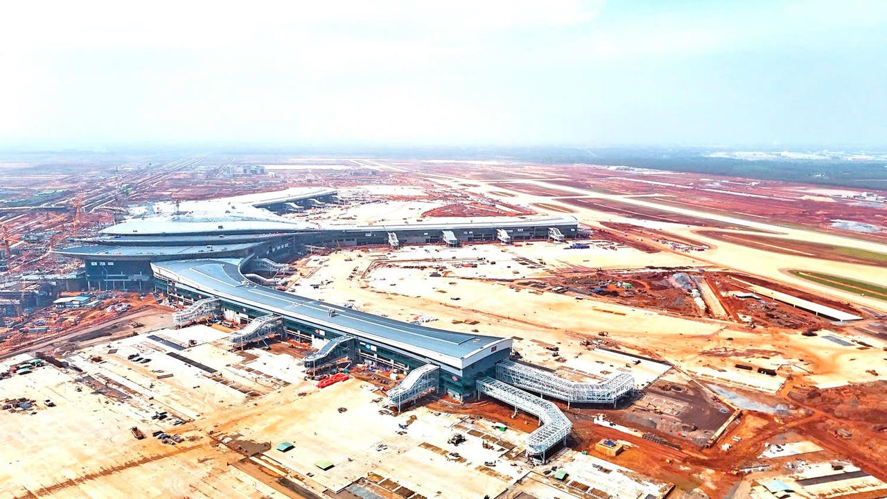 Các hạng mục sắp hoàn thiện để phục vụ suất ăn và bảo dưỡng máy bay tại sân bay Long Thành.