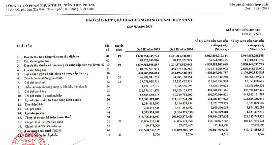Vướng sai phạm, Nhựa Tiền Phong (NTP) bị phạt và truy thu thuế hơn 10,2 tỷ đồng - Ảnh 2