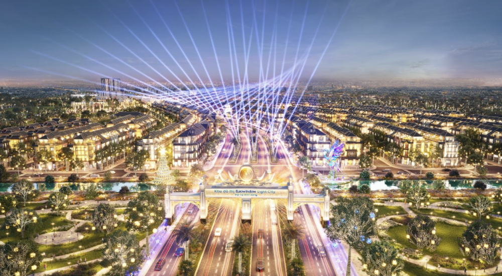 Đại lộ Ánh sáng Di sản đầu tiên tại Việt Nam vừa là điểm check-in giải trí vừa là mạch giao thương sầm uất của khu đô thị và khu vực  