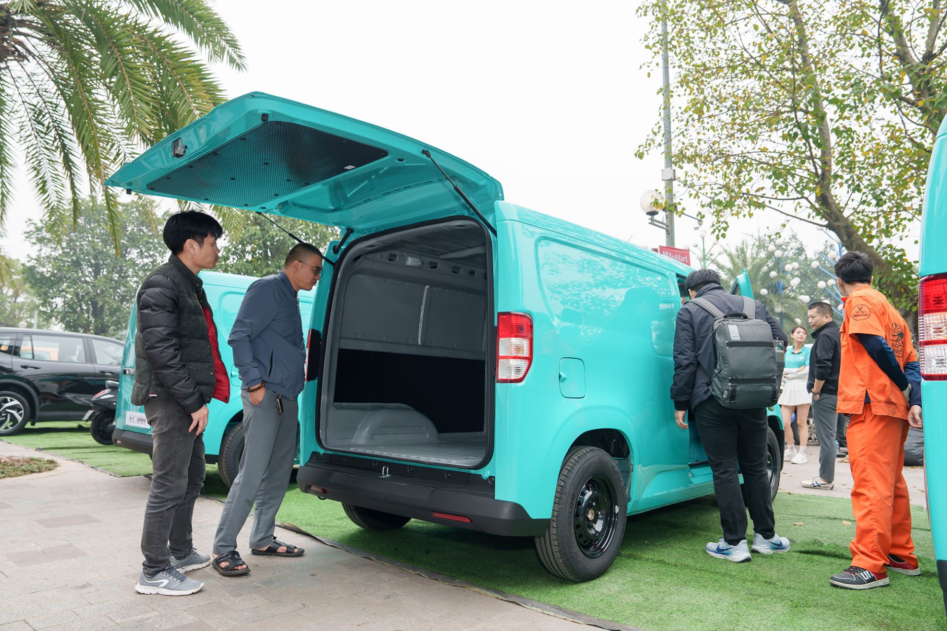 Khoang chở hàng của EC Van được đánh giá cao về thể tích, phù hợp cho nhu cầu vận chuyển trong phố.  