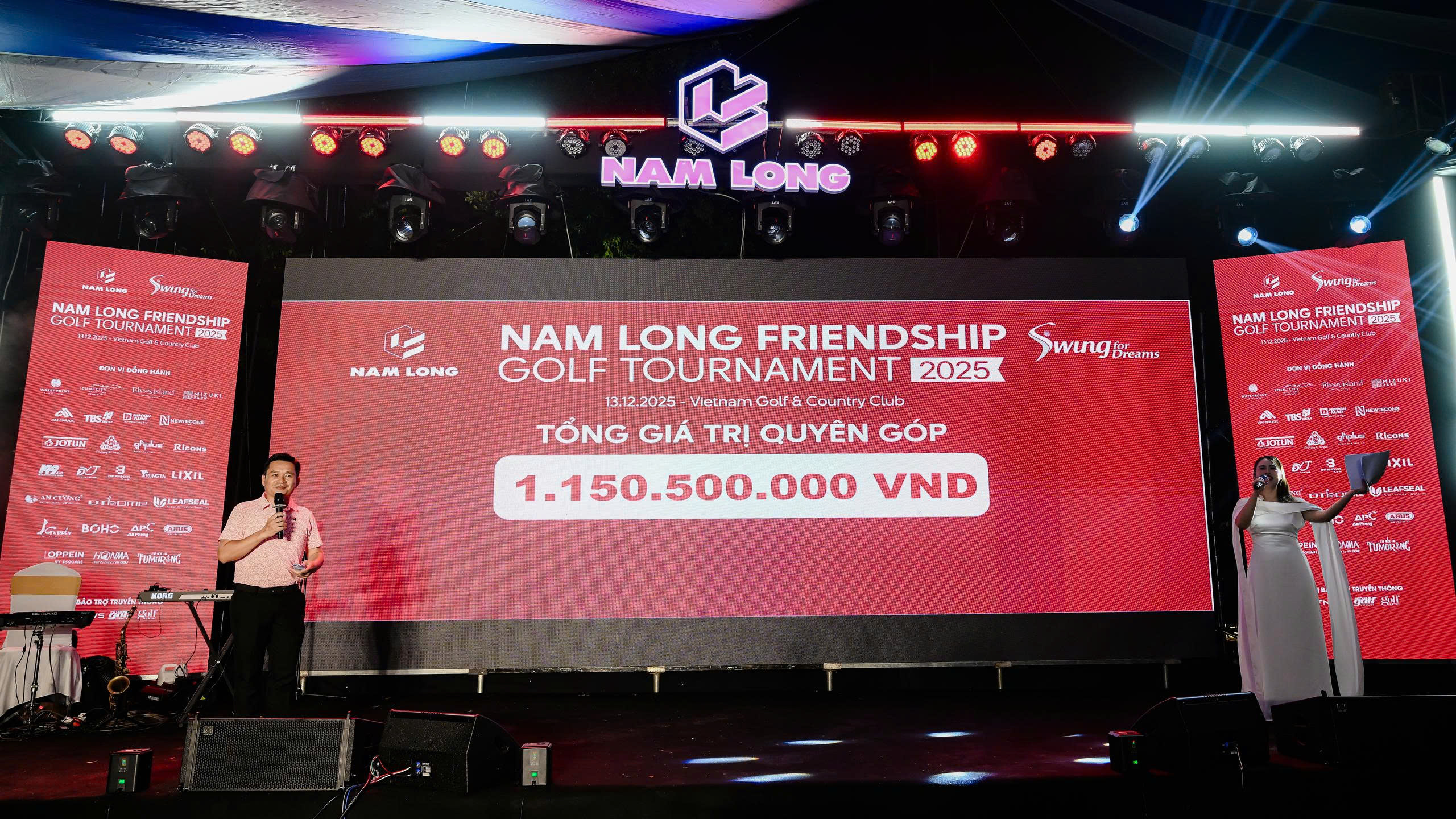 Chương tr&igrave;nh đ&atilde; nhận được sự hưởng ứng mạnh mẽ từ c&aacute;c đối t&aacute;c, bạn b&egrave; th&acirc;n hữu v&agrave; vận động được số tiền hơn 1,15 tỷ đồng cho chương tr&igrave;nh học bổng Swing for Dreams. &nbsp;