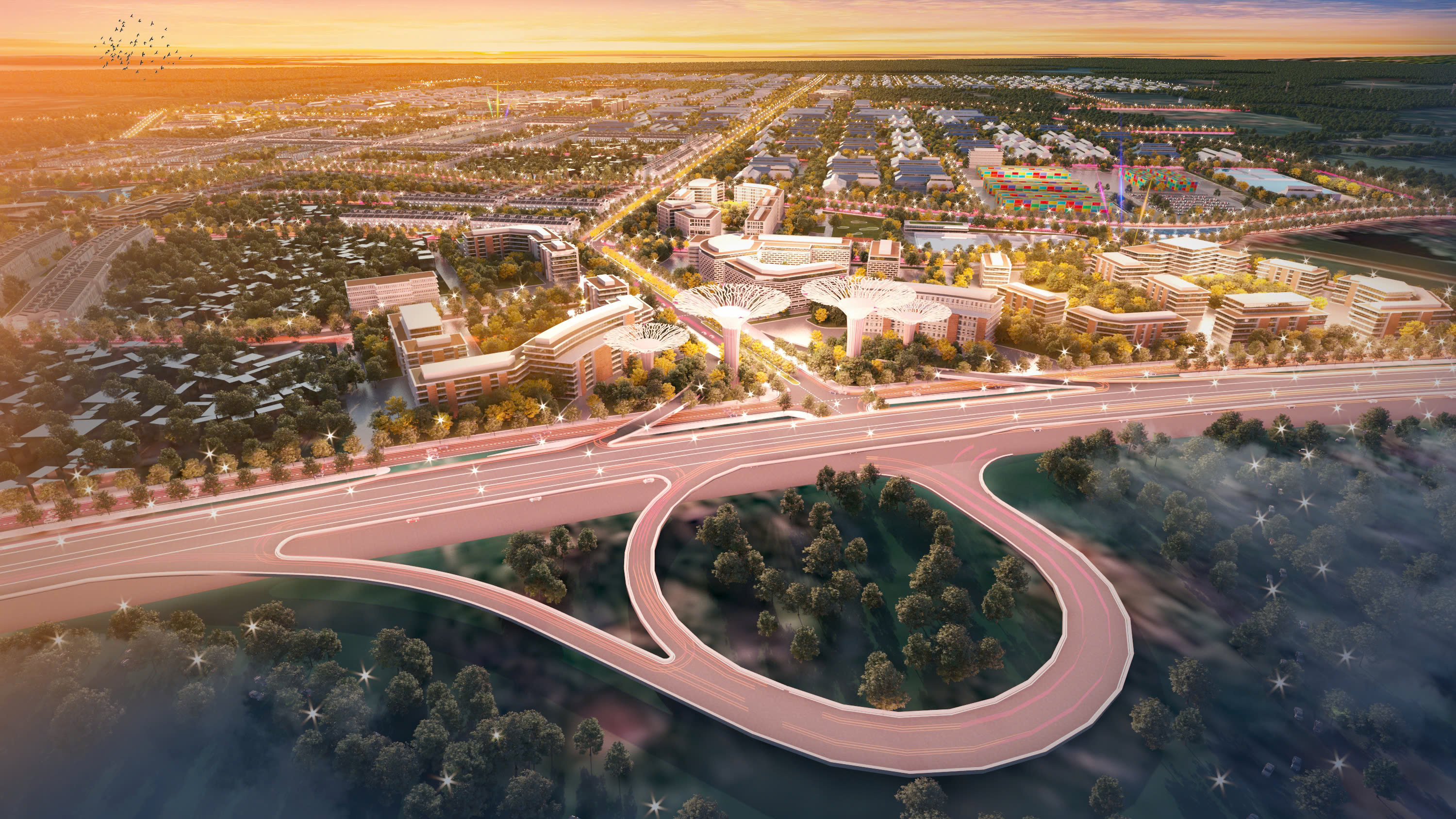 Phối cảnh dự &aacute;n trọng điểm&nbsp;675ha tại tỉnhTh&aacute;i Nguy&ecirc;n