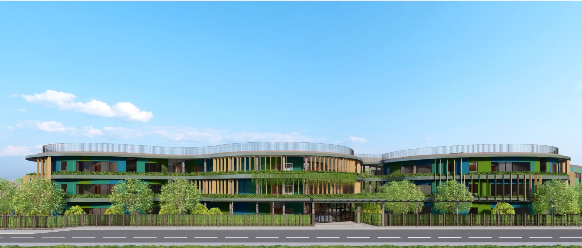 Được x&acirc;y dựng tr&ecirc;n khu&ocirc;n vi&ecirc;n rộng hơn 16 h&eacute;cta, Vin Nexus Center phục vụ quy m&ocirc; khoảng 300 học sinh c&oacute; nhu cầu gi&aacute;o dục đặc biệt. &nbsp;