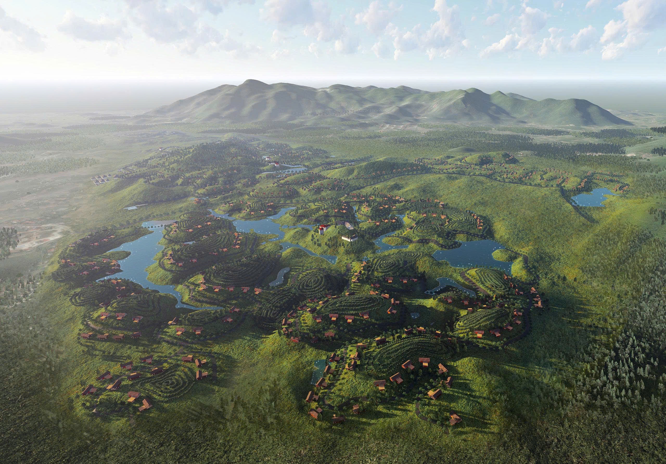 Phối cảnh dự &aacute;n khu đ&ocirc; thị nghỉ dưỡng Mỹ L&acirc;m.