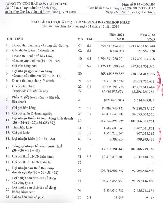 Cổ đông của Sơn Hải Phòng (HPP) sắp nhận được gần 8 tỷ đồng tiền trả cổ tức - Ảnh 1