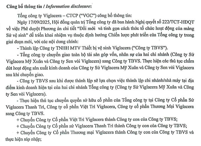 Sau mảng bất động sản và gạch ốp lát, Viglacera (VGC) tiếp tục tái cấu trúc mảng sứ vệ sinh - Ảnh 1