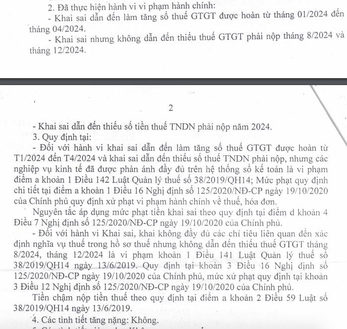 Vướng sai phạm, Công ty Đầu tư Cao su Đắk Lắk (DRI) bị phạt và truy thu thuế gần 144 triệu đồng - Ảnh 1