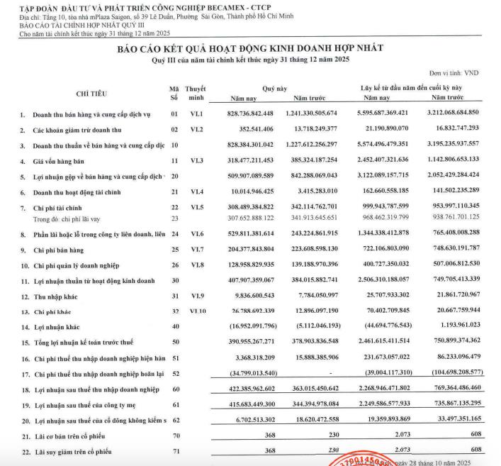 Becamex Group (BCM): Lãi sau thuế 9 tháng gấp 3 lần cùng kỳ, huy động thành công 660 tỷ đồng từ kênh trái phiếu - Ảnh 3