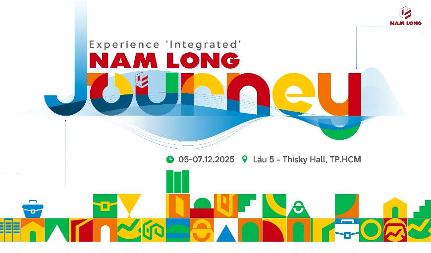 Hình ảnh nhận diện chính thức sự kiện Nam Long Journey 2025.  
