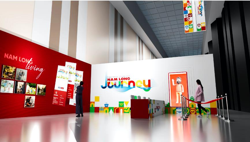 Toàn cảnh khu vực check-in tại sự kiện  