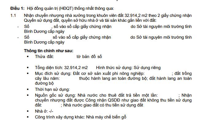 Gỗ Đức Thành (GDT) chi 150 tỷ đồng để thâu tóm khu nhà xưởng rộng gần 3,3 ha ở TP HCM - Ảnh 1