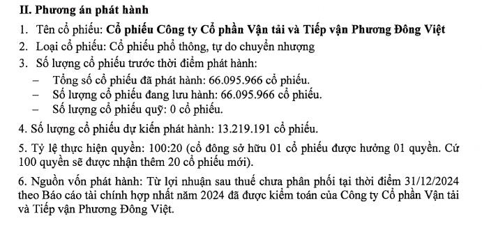 PVT Logistics (PDV) hoàn tất phát hành hơn 13 triệu cổ phiếu trả cổ tức, nâng vốn điều lệ lên 793 tỷ đồng - Ảnh 1