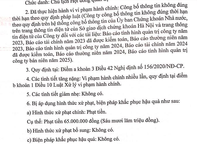 Vi phạm công bố thông tin, công ty Cơ khí Điện lực (PEC) bị 'tuýt còi'  - Ảnh 1