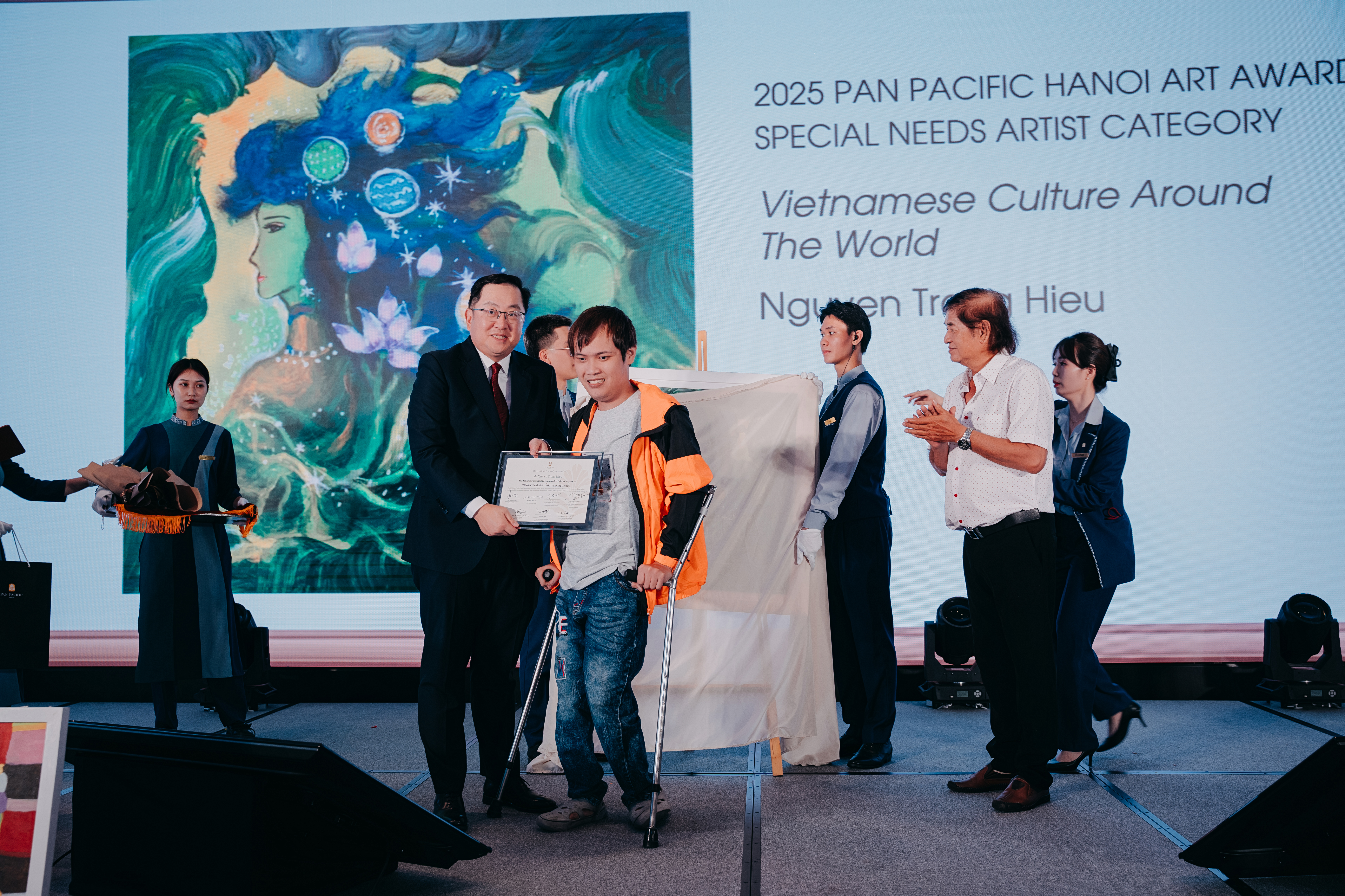 Giải thưởng Nghệ thuật Pan Pacific H&#224; Nội 2025: Trao giải cuộc thi vẽ tranh “Thế giới quanh t&#244;i”  - Ảnh 4
