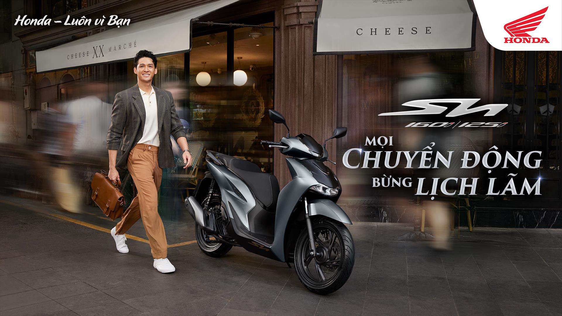 Honda Việt Nam (HVN) ra mắt loạt xe tay ga 2026: SH160i có màn hình TFT, LEAD và Air Blade 125 bổ sung phanh ABS - Ảnh 1