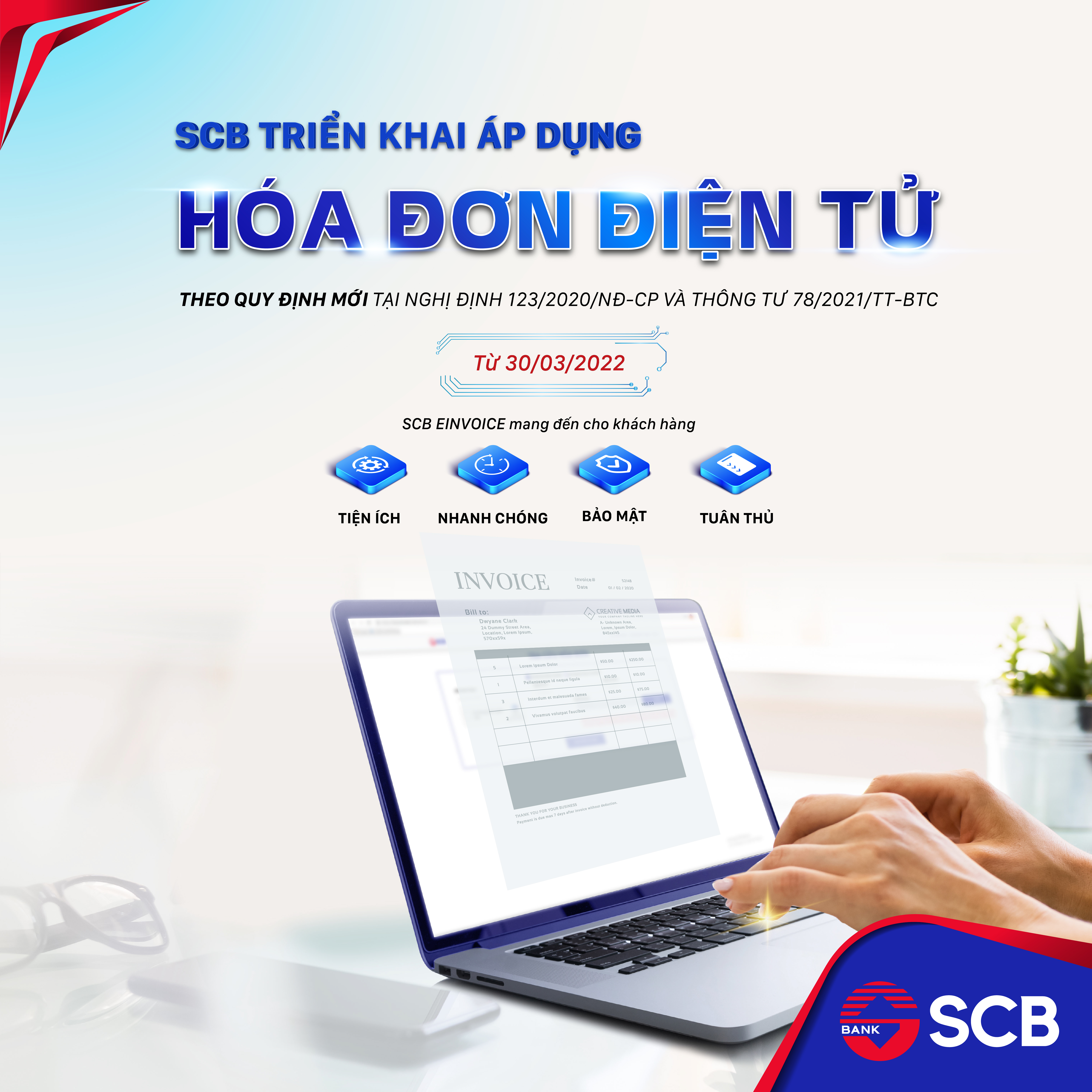 SCB chuyển đổi &#225;p dụng h&#243;a đơn điện tử theo nghị định 123/2020/NĐ-CP - Ảnh 2