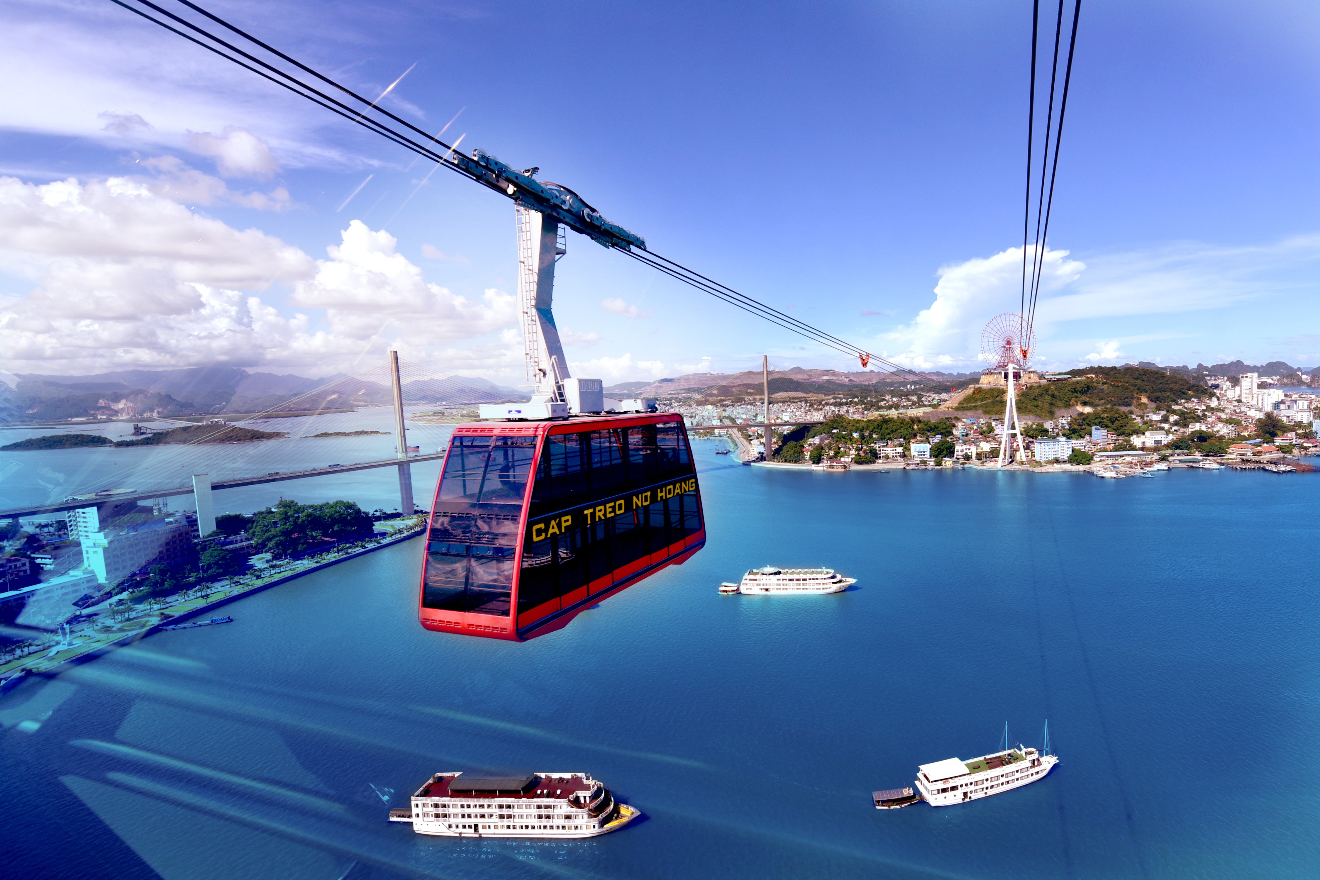 C&aacute;p treo Nữ Ho&agrave;ng- Sun World Halong Complex