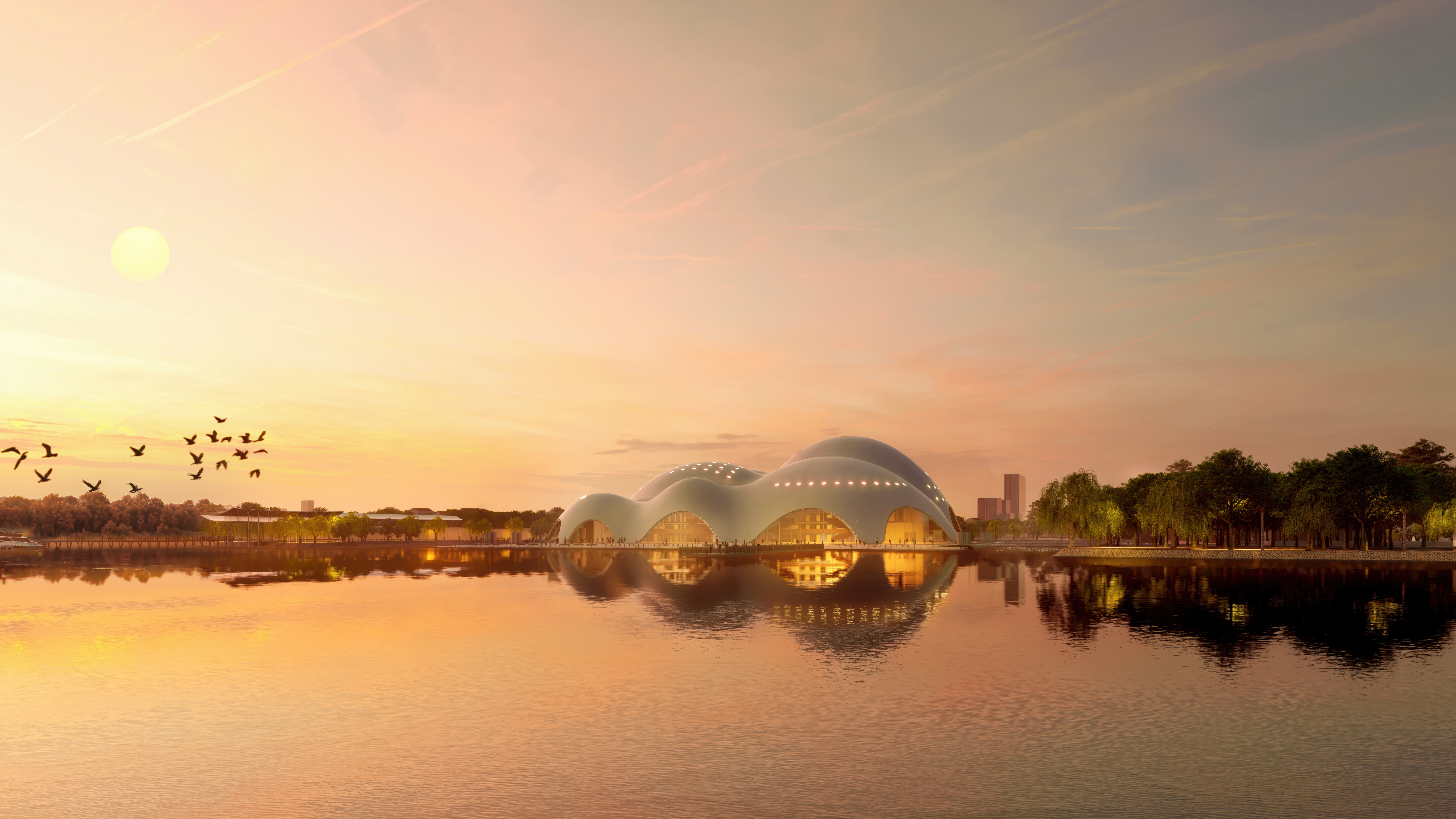 Nh&agrave; h&aacute;t Opera H&agrave; Nội được thiết kế bởi kiến tr&uacute;c sư Renzo Piano &nbsp;