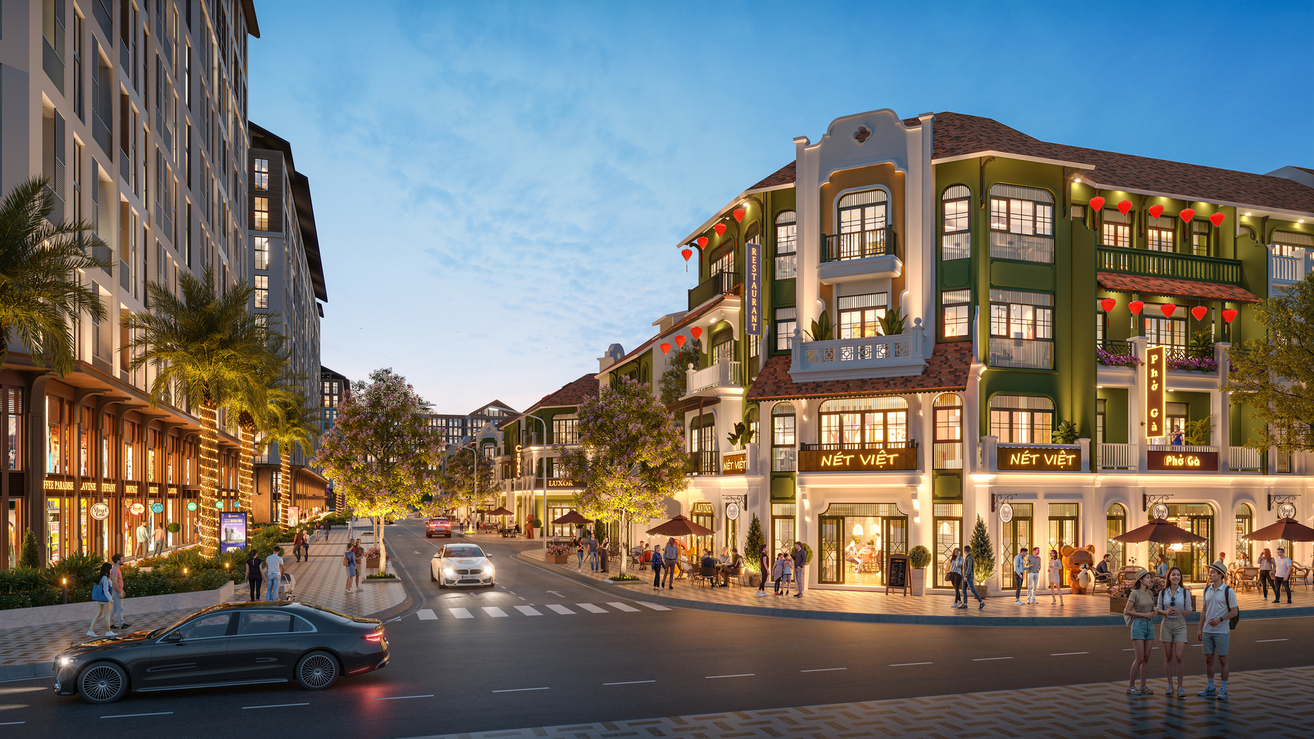 Park Residence đáp ứng nhu cầu sống tiện nghi, hiện đại. (Ảnh phối cảnh: Sun Property)  