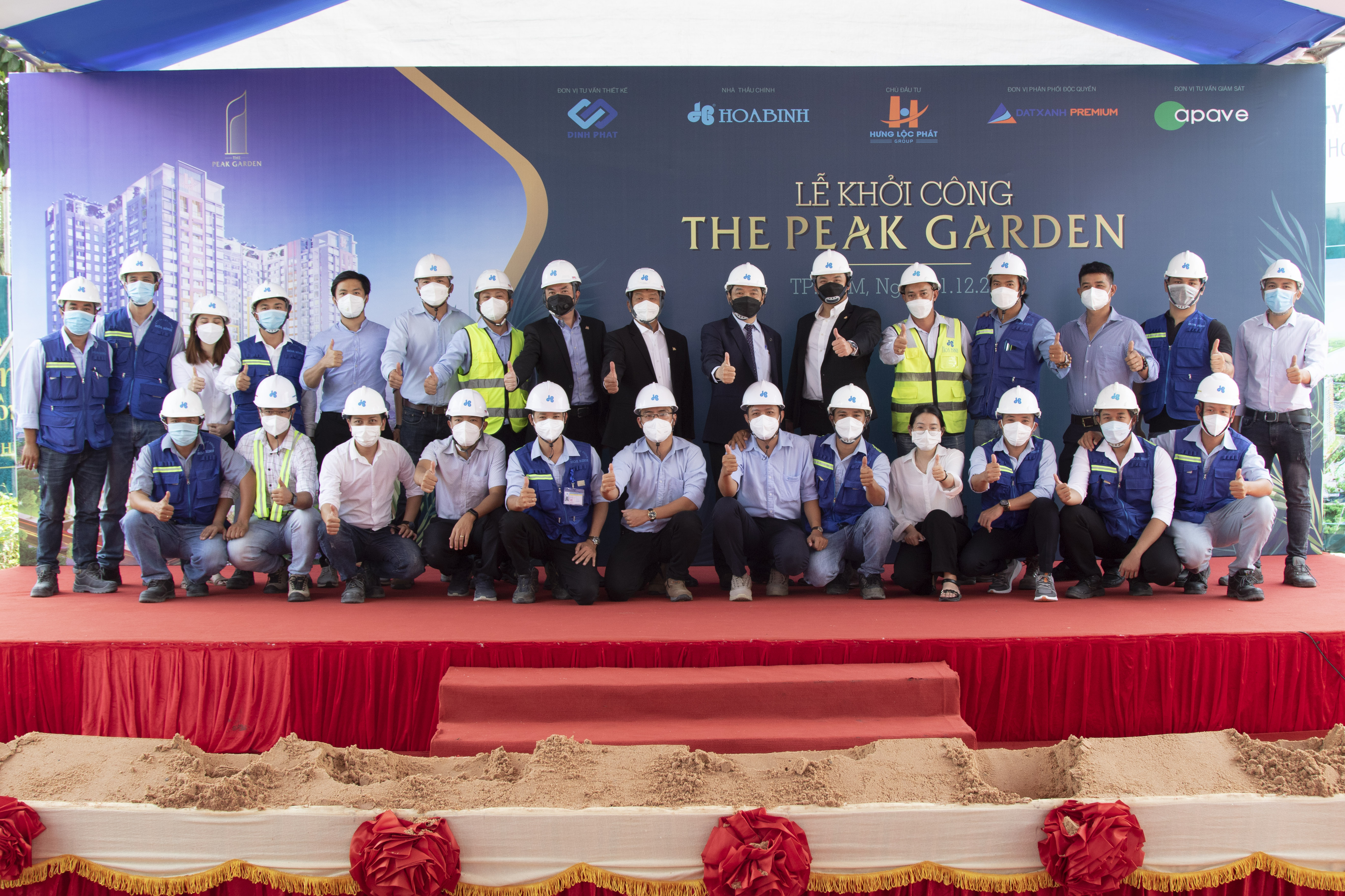 H&#242;a B&#236;nh khởi c&#244;ng x&#226;y dựng dự &#225;n The Peak Garden - Ảnh 1