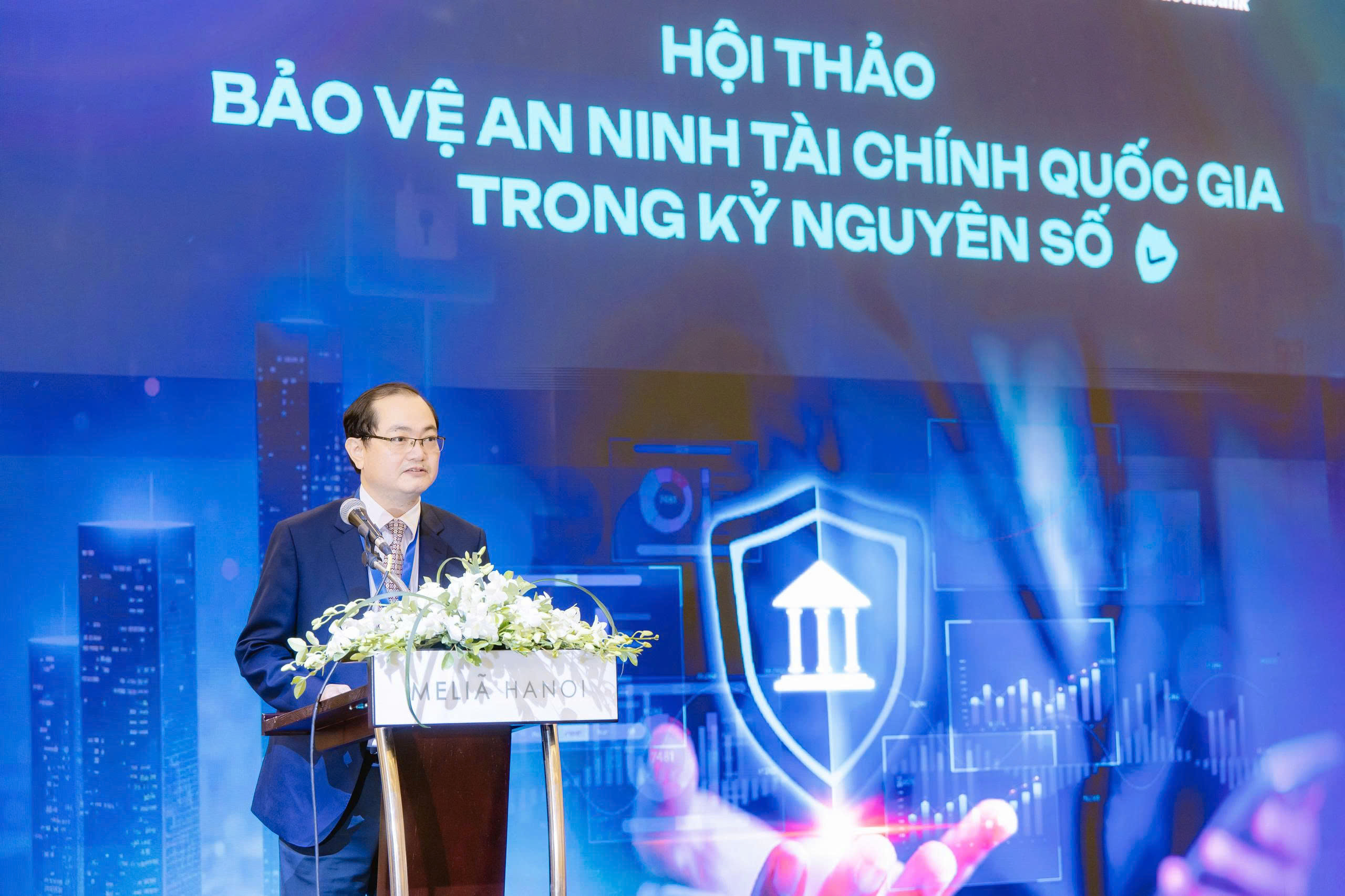 &Ocirc;ng Phan Th&aacute;i Dũng -&nbsp;Ph&oacute; Cục trưởng Cục C&ocirc;ng nghệ Th&ocirc;ng tin, Ng&acirc;n h&agrave;ng Nh&agrave; nước Việt Nam chia sẻ tại Hội thảo.