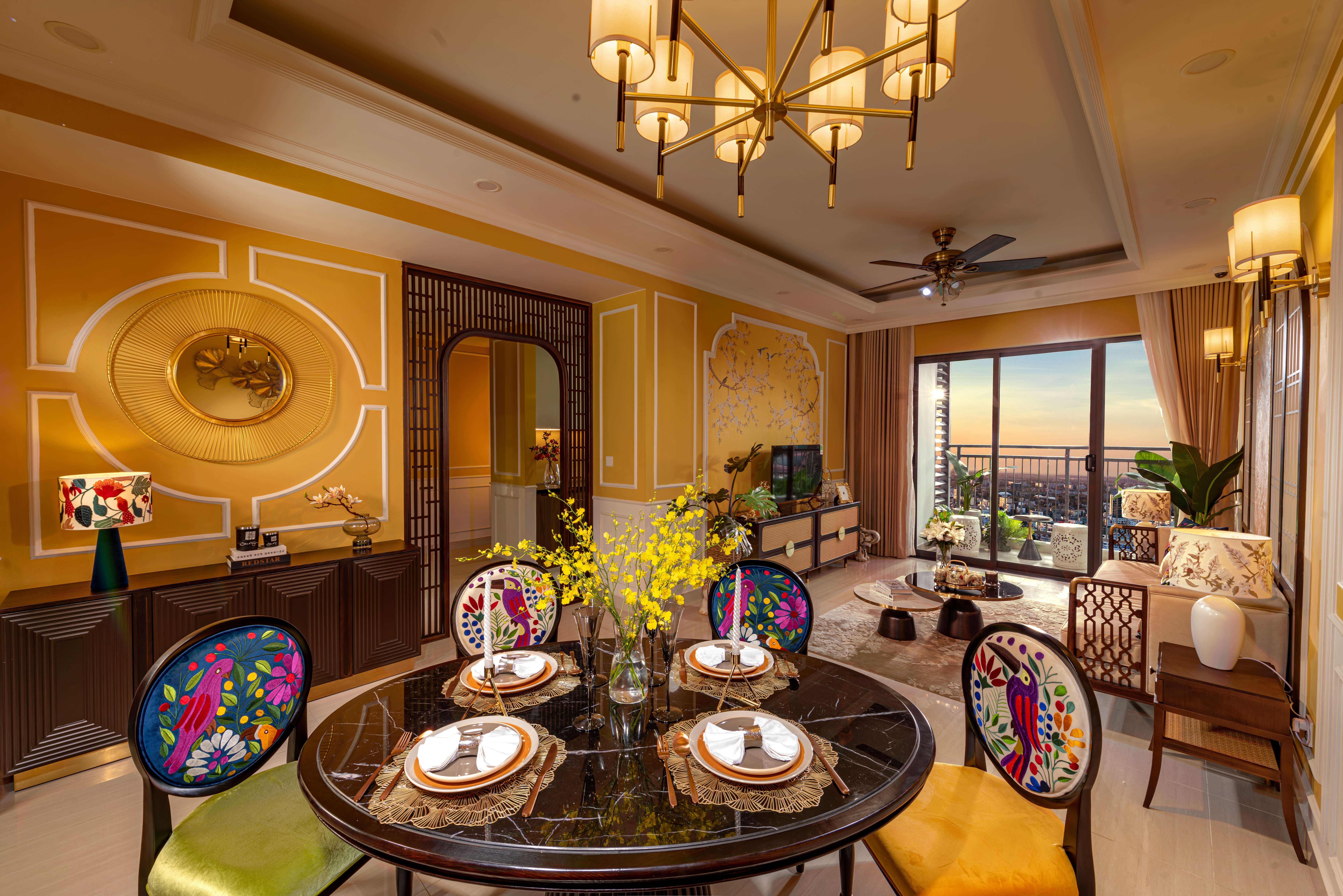 Căn hộ 3 ph&ograve;ng ngủ tại Hanoi Melody Residences được thiết kế hợp l&yacute;, rộng r&atilde;i v&agrave; tho&aacute;ng đ&atilde;ng