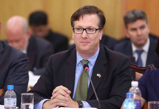 Alexander Feldman, Chủ tịch ki&ecirc;m CEO Hội đồng kinh doanh Mỹ - ASEAN trong một lần l&agrave;m việc với Bộ Kế hoạch v&agrave; Đầu tư.
