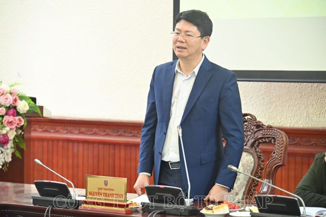 Thứ trưởng Nguyễn Thanh Tịnh ph&aacute;t biểu chỉ đạo tại Hội nghị &nbsp;