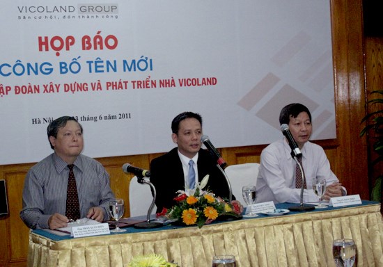 Họp b&aacute;o c&ocirc;ng bố đổi t&ecirc;n của Viconland.