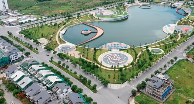 Kh&ocirc;ng gian xanh l&yacute; tưởng tại Khu đ&ocirc; thị Dương Nội