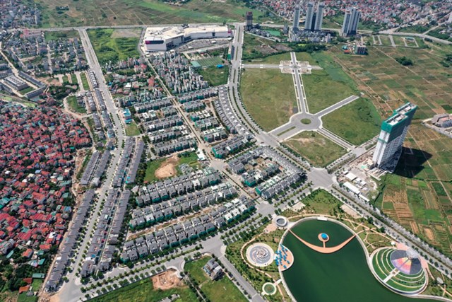 Sản phẩm biệt thự thu&ocirc;̣c các ti&ecirc;̉u khu của Khu đ&ocirc; thị Dương N&ocirc;̣i, H&agrave; Đ&ocirc;ng