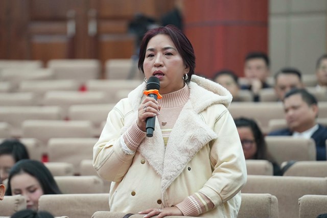 L&atilde;nh đạo một số đơn vị thuộc B&aacute;o ph&aacute;t biểu tại Hội nghị. &nbsp;