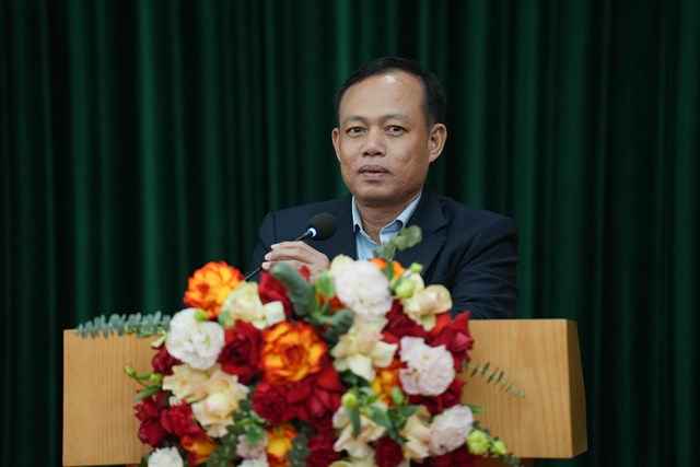 C&aacute;c đại biểu tr&igrave;nh b&agrave;y tham luận, đ&oacute;ng g&oacute;p &yacute; kiến. (Ảnh: P.Mai) &nbsp;