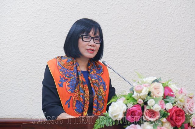 Thứ trưởng Đặng Ho&agrave;ng Oanh ph&aacute;t biểu chỉ đạo tại Hội nghị.