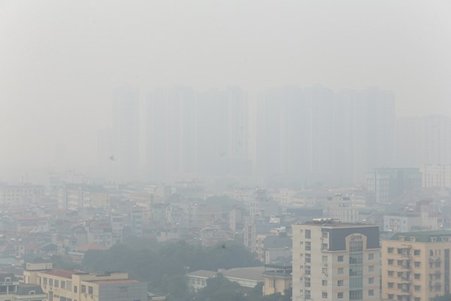 Kh&ocirc;ng kh&iacute; H&agrave; Nội li&ecirc;n tục rơi v&agrave;o t&igrave;nh trạng b&aacute;o động
