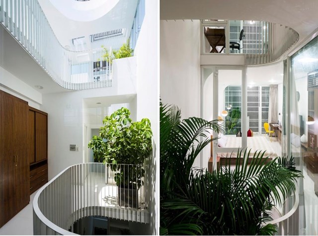 Nh&#224; một mặt tiền 3,5 m nhưng &#225;nh s&#225;ng chan h&#242;a khắp nơi - Ảnh 8