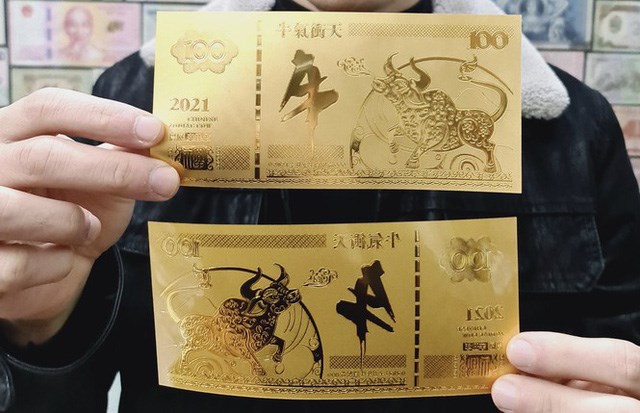 Tờ tiền kỷ niệm in h&igrave;nh con tr&acirc;u do Macao ph&aacute;t h&agrave;nh