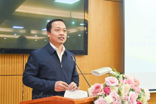 Thứ trưởng Trần Tiến Dũng ph&aacute;t biểu kết luận Hội nghị. &nbsp;