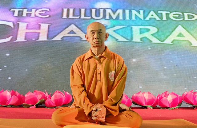 H&ograve;a thượng, Giảng sư Th&iacute;ch Huệ Đăng tham gia hội nghị Yoga Quốc tế