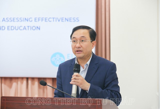 Ph&oacute; Cục trưởng Cục PBGDPL, Bộ Tư ph&aacute;p Phan Hồng Nguy&ecirc;n.
