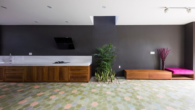 Mặt tiền l&#224; khối xi măng nhưng ng&#244;i nh&#224; hấp dẫn tới tầng cuối c&#249;ng - Ảnh 3
