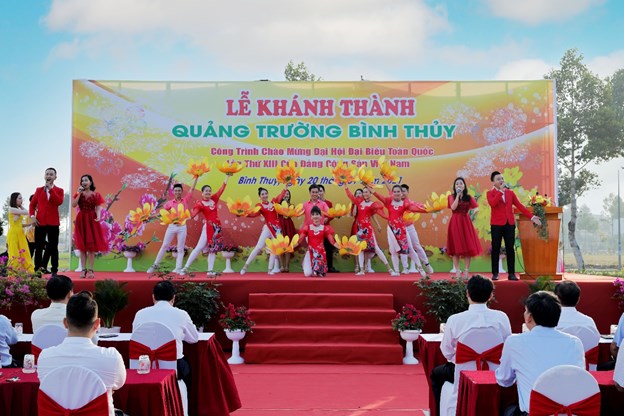 Lễ kh&aacute;nh th&agrave;nh Quảng trường B&igrave;nh Thủy được tổ chức tại khu&ocirc;n vi&ecirc;n dự &aacute;n Stella Mega City