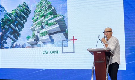 Kiến tr&uacute;c sư Phạm Thanh Truyền đ&aacute;nh gi&aacute; cao quy hoạch cũng như kiến tr&uacute;c th&ocirc;ng minh, kết nối thi&ecirc;n nhi&ecirc;n tại Aqua City