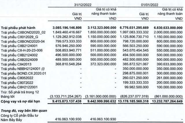 Đầu tư Hạ tầng Kỹ thuật TP. HCM (CII) ghi nhận doanh thu qu&#253; 4/2022 cao kỷ lục, t&#237;ch cực mua lại tr&#225;i phiếu v&#224; chi tiền trả l&#227;i vay - Ảnh 3
