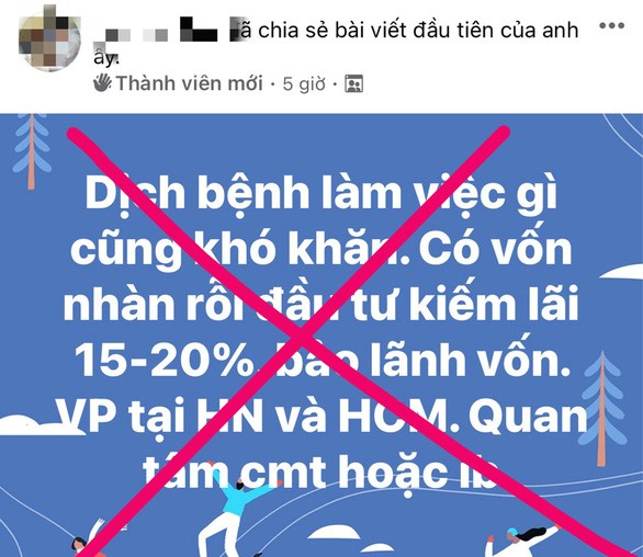 Một t&agrave;i khoản tranh thủ thời điểm dịch bệnh, v&agrave;o hội đồng hương để mời ch&agrave;o chơi forex