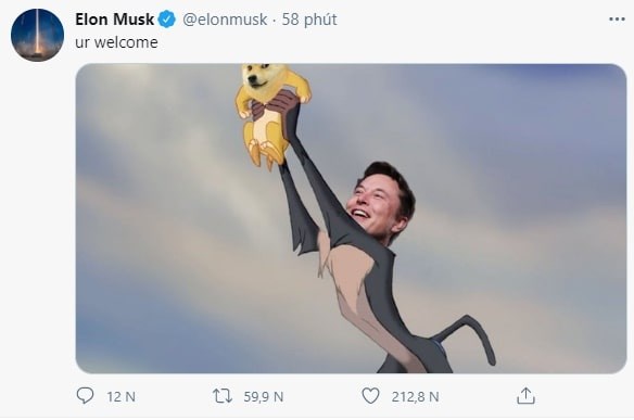 Elon Musk đ&atilde; li&ecirc;n tục l&agrave;m đồng tiền Dogecoin biến động trong thời gian qua.
